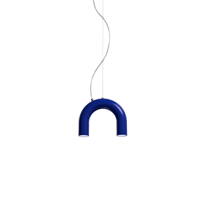 Oblure Arch Enkel Taklampe Blå