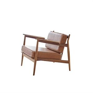Magnus Olesen 107 Lenestol Oljet Teak/Dunes Cognac 21000