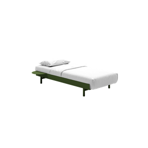 MOEBE Seng Sengeramme 90 cm Furugrønn