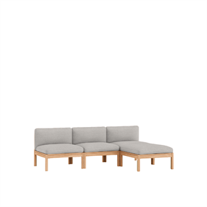 MOEBE Modular 3-seters Sofa med Sjeselong Autum 101