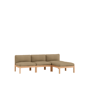 MOEBE Modular 3-seters Sofa med Sjeselong Autum 221