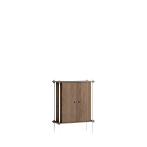 MOEBE S.115.1.C.SO Hyllesystem Røkt Eik/ Hvit
