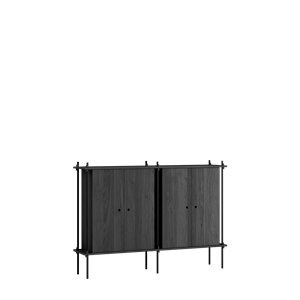 MOEBE S.115.2.E.BL Hyllesystem Sort