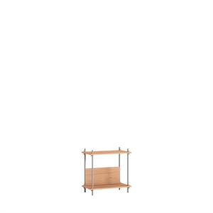Moebe Hylle S.65.1.C Eik/rustfritt Stål
