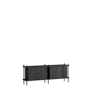 MOEBE S.65.2.D.BL Hyllesystem Sort
