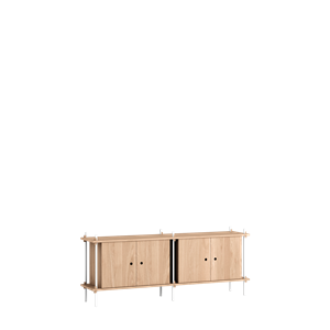 MOEBE S.65.2.D.OA Hyllesystem Eik/ Hvit