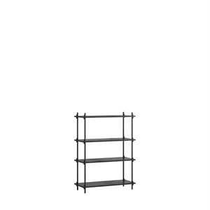MOEBE S.115.1.A Hyllesystem Sort/ Sort