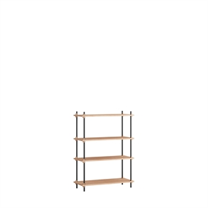 MOEBE S.115.1.A Hyllesystem Eik/ Sort