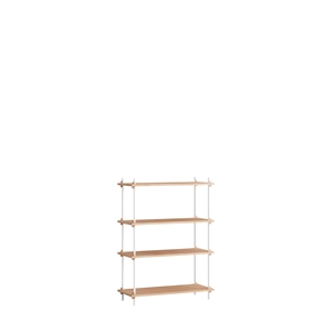 MOEBE S.115.1.A Hyllesystem Eik/ Hvit