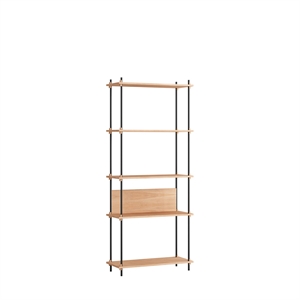 MOEBE S.200.1.A Hyllesystem Eik/ Sort