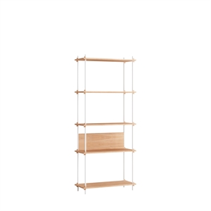 MOEBE S.200.1.A Hyllesystem Eik/ Hvit