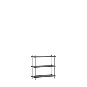 MOEBE S.85.1.A Hyllesystem Sort/ Sort