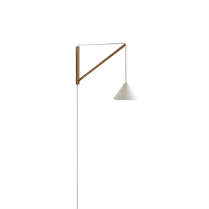 MOEBE Vegglampe Eik/ Hvit