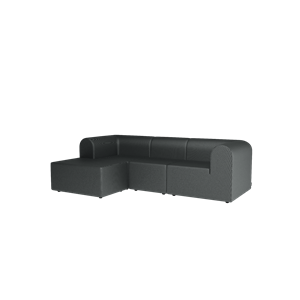 Montana Paradigm 3-seters sofa med puff venstre H166-Hallingdal166