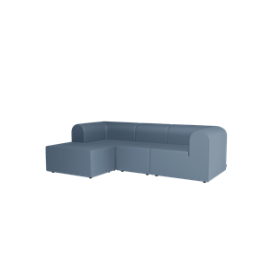 Montana Paradigm 3-seters sofa med puff venstre HE0732-Hero732