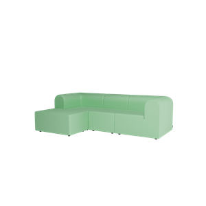 Montana Paradigm 3-seters sofa med puff venstre HE0912-Hero912