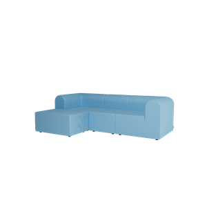 Montana Paradigm 3-seters sofa med puff venstre N66266-Nobel66266