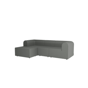 Montana Paradigm 3-seters sofa med puff venstre R123-Remix123