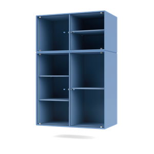 Montana Selection RIPPLE III Utstillingsskap 154-Azure