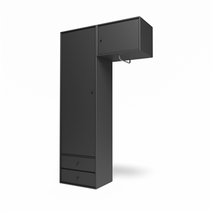 Montana Selection Attire II garderobe med hengestang 04-Antrasitt