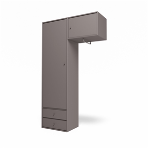 Montana Selection Attire II garderobe med hengestang 35-kaffe