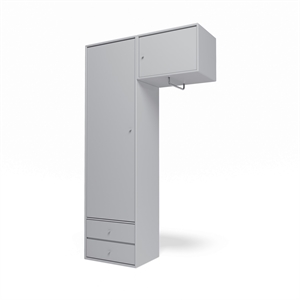 Montana Selection Attire II Garderobe med hengende stenger 02-Fjord