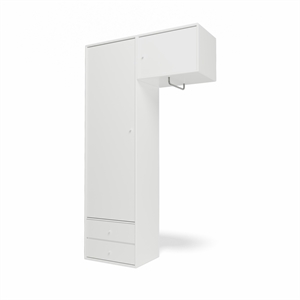 Montana Selection Attire II garderobe med hengestang 01-hvit