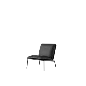 &Tradition Muno LN18 Lenestol Varm Sort/ Edelt Skinn Svart