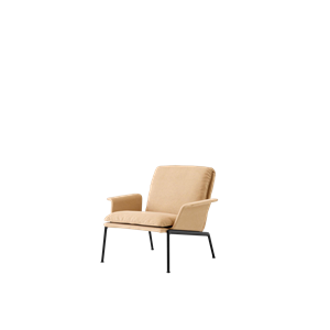 &Tradition Muno LN19 Lenestol med Armlener Varm Sort/ Leire 0007