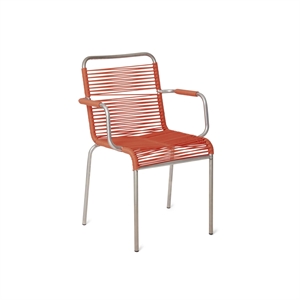 Fiam Mya Spaghetti Spisestol med Armlener Oransje