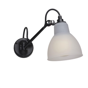 Lampe Gras N104 Baderomsvegglampe Svart/ Polykarbonat – DCWéditions