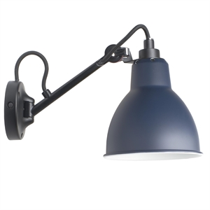 Lampe Gras N104 Vegglampe Svart/ Blå – DCWéditions