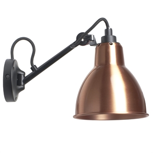 Lampe Gras N104 Vegglampe Svart/ Kobber – DCWéditions