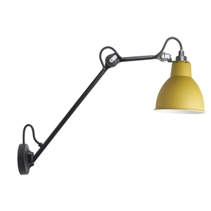 Lampe Gras N122 Vegglampe Svart/ Gul – DCWéditions