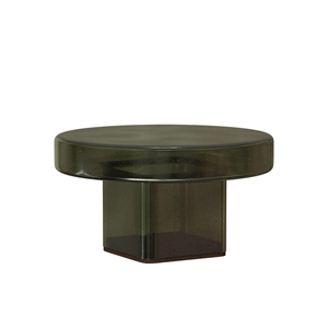 NORR11 Naked Salongbord H30 Flaskegrønn/glass