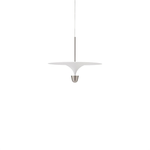 New Works Kantarell Taklampe Ø60 Aluminium/ Hvit