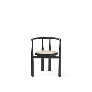 New Works Bukowski Spisestol Sort med Fransk Stokk