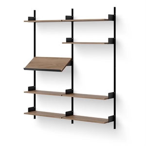 New Works Living Bokhylle 1900 Valnøtt/ Sort
