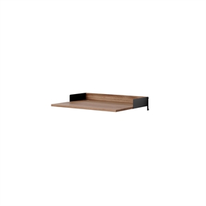 New Works Skrivebordshyllesett Valnøtt/ Sort