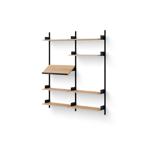 New Works Living Bokhylle 1900 Eik/ Sort