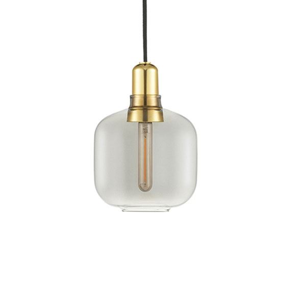 Normann Copenhagen Amp Taklampe Liten RøykfargetMessing Normann Copenhagen Amp Taklampe Liten RøykfargetMessing