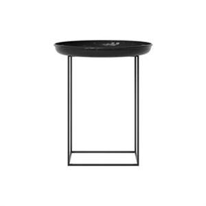 NORR11 Duke Salongbord Liten Jern/lakkert Obsidian