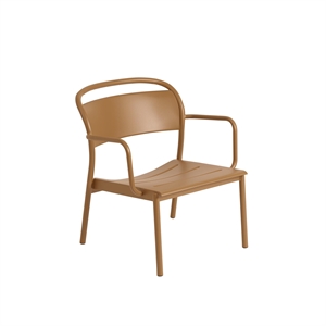 Muuto Linear Steel Lenestol Brent Oransje