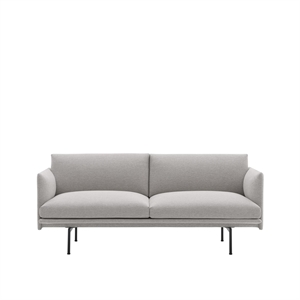 Muuto Outline 2-seters Sofa Clay 12/ Sort