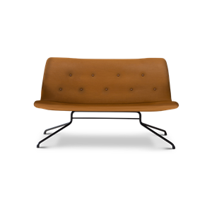 Bent Hansen Primum Sofa uten Armlener Sort/ Konjakk
