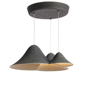 Vevstol Design Panorama Taklampe Liten Sort/ Grå