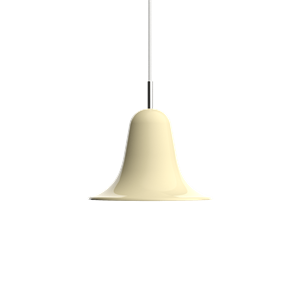 Verner Panton Hvit Taklampe Ø23 Krem
