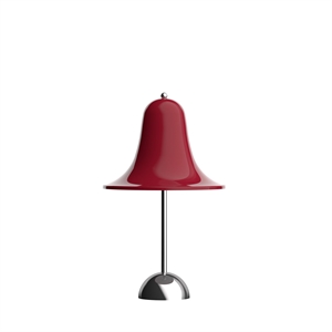 Verner Panton Pantop Bærbar Lampe Kirsebærrød