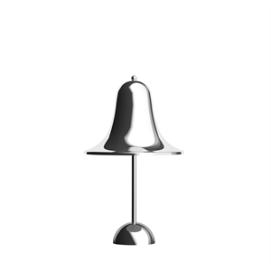 Verner Panton Pantop Bærbar Lampe Krom