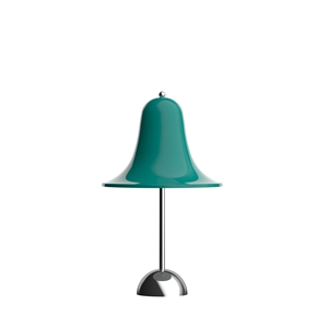 Verner Panton Pantop Bærbar Lampe Mørk Blågrønn